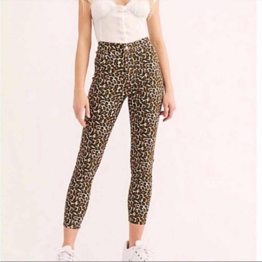 WE THE FREE Women’s Animal Print Ankle Skinny Pants Size 26